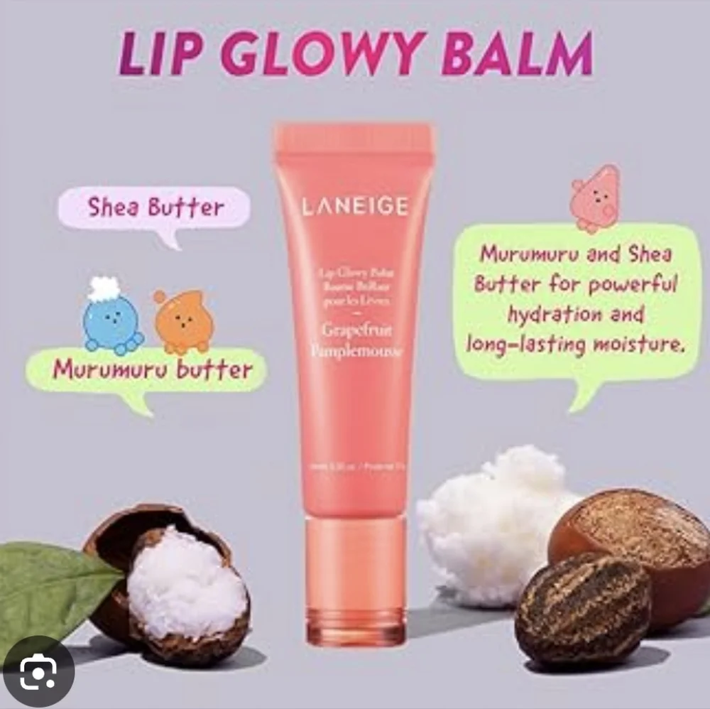 GRAPEFRUIT Laneige Glowy Lip Balm NWT